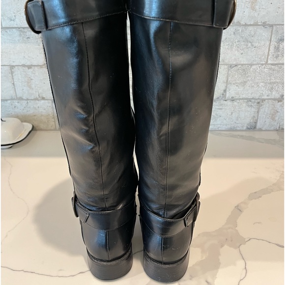 AEROSOLES Tall Black Boots, Size 8 - Picture 4 of 13